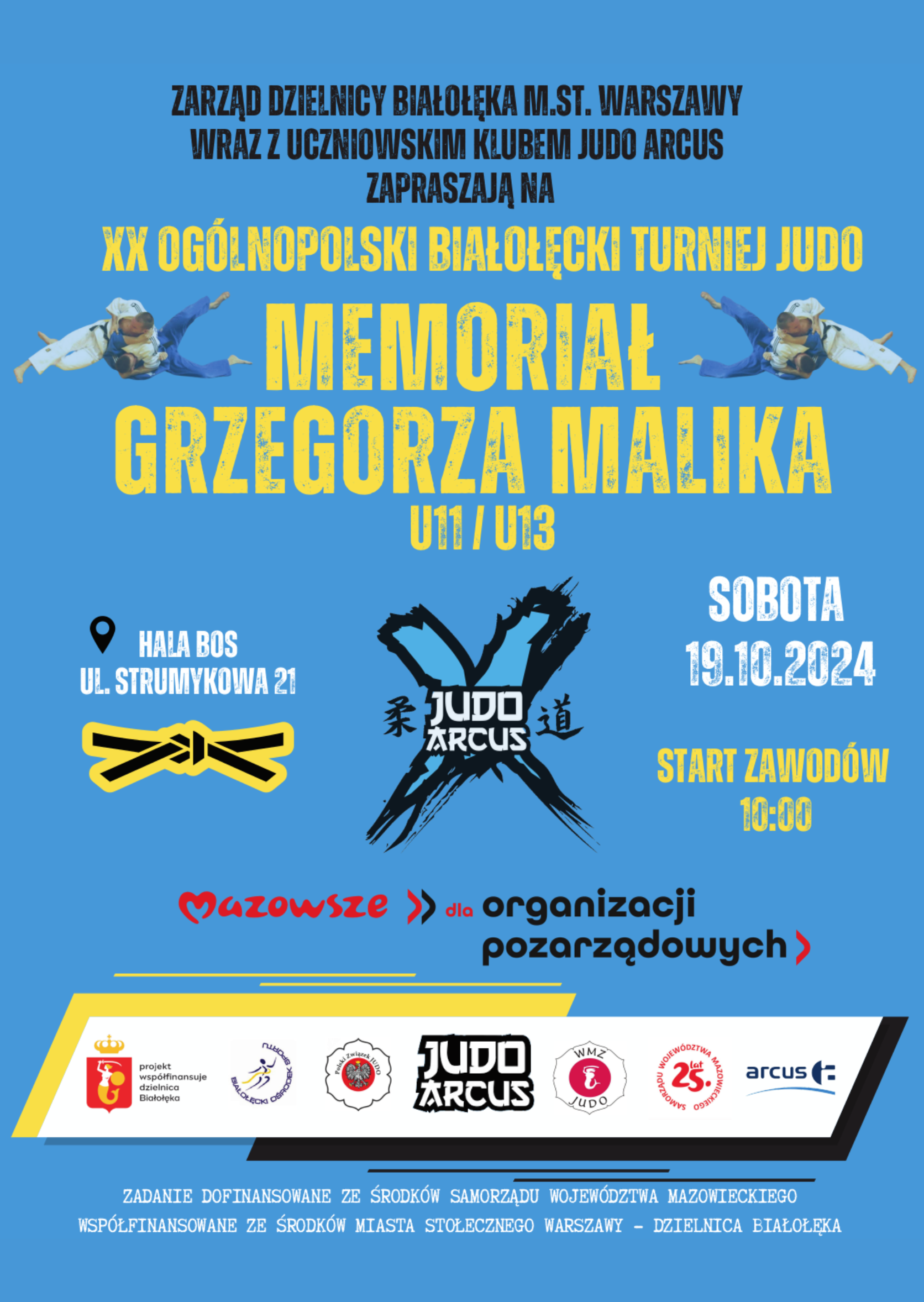 XX Ogólnopolski Białołęcki Turniej Judo – Memoriał Grzegorza Malika