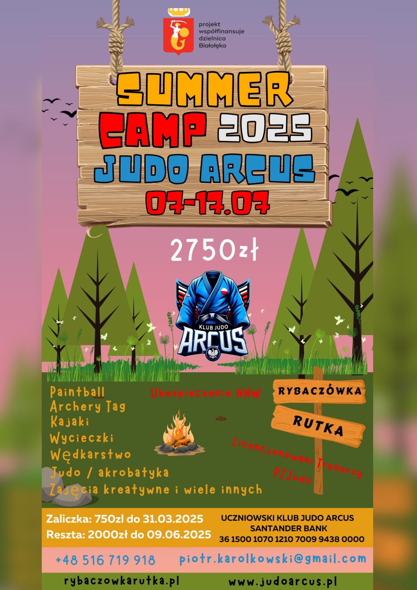 SUMMER CAMP 2025 – JUDO ARCUS